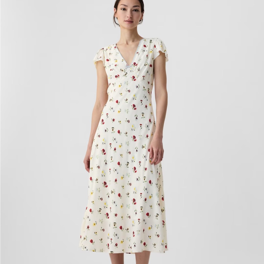 EUC Gap x Dôen Floral Midi Dress - size 6